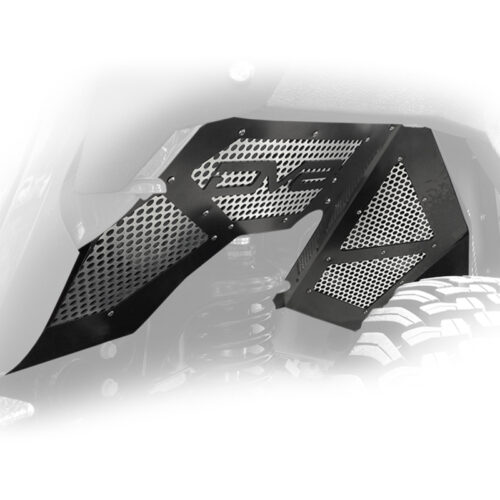 DV8 Offroad INFEND-03FB 2018+ Jeep Wrangler JL Front Inner Fenders - Black - Image 7