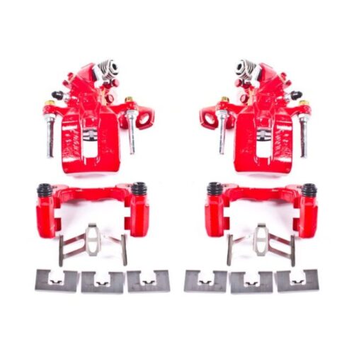 Power Stop 06-11 Acura CSX Rear Red Calipers w/Brackets - Pair