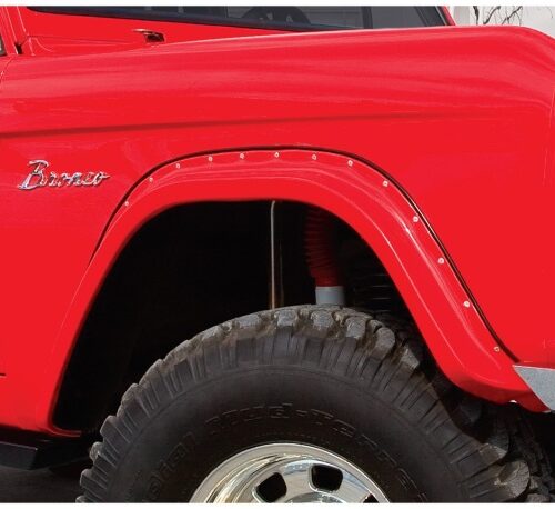 Bushwacker 20001-07 66-77 Ford Bronco Cutout Style Flares 2pc - Black - Image 6