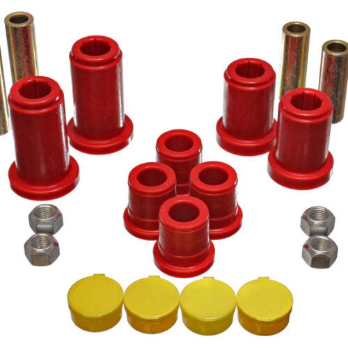 Energy Suspension 98-99 Tahoe/Yukon/Denali / 98-95 K5 Blazer 4WD Red Front End C/A Bushing Set - Image 4