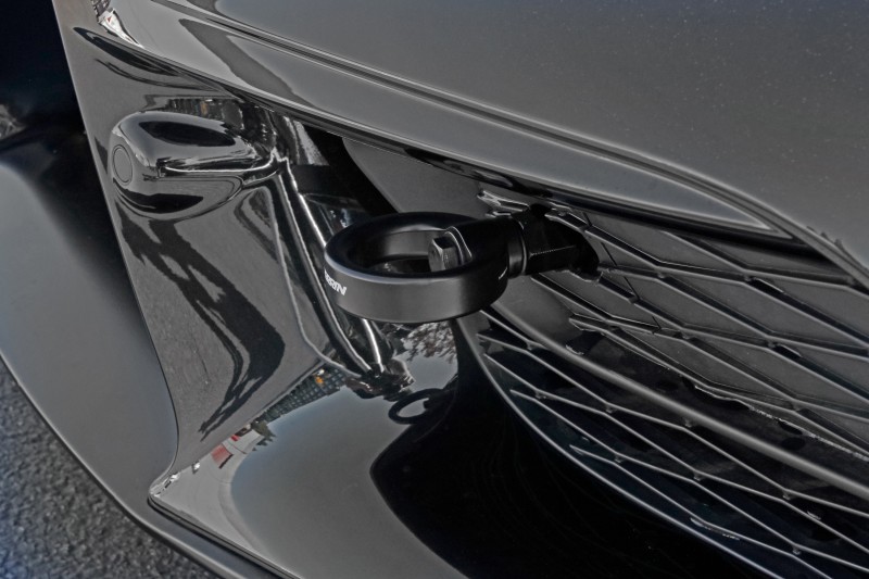 PERRIN 20-25 Toyota Supra Tow Hook Kit (Front) - Black - Image 5