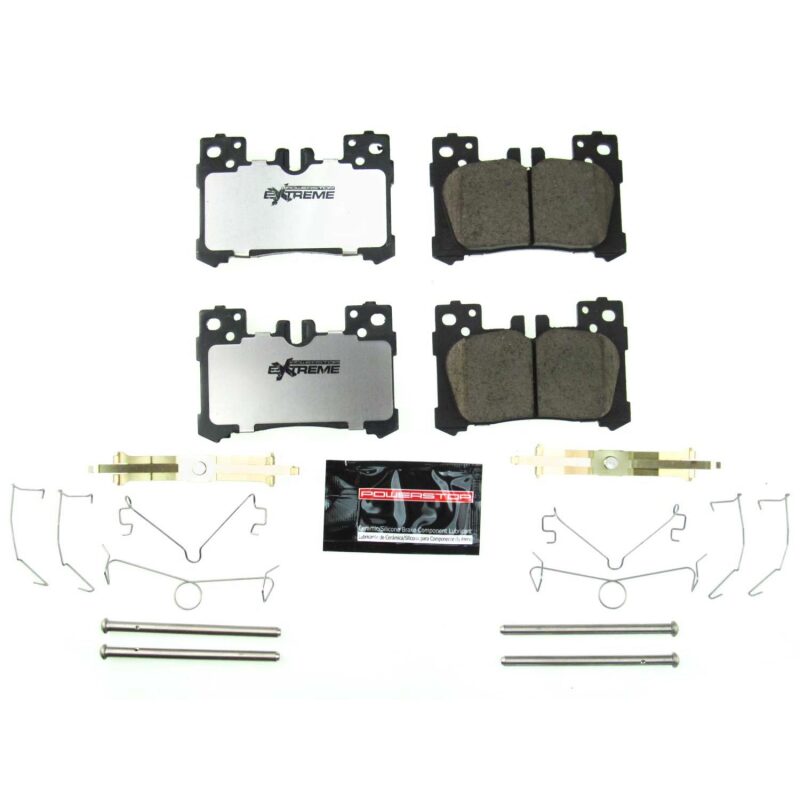 Power Stop 2018 Lexus LC500 Rear Z26 Extreme Street Brake Pads w/Hardware - Image 2