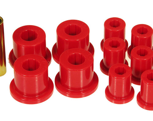 Prothane 1-1003 76-86 Jeep CJ5/CJ7 Rear Spring & Shackle Bushings - Red