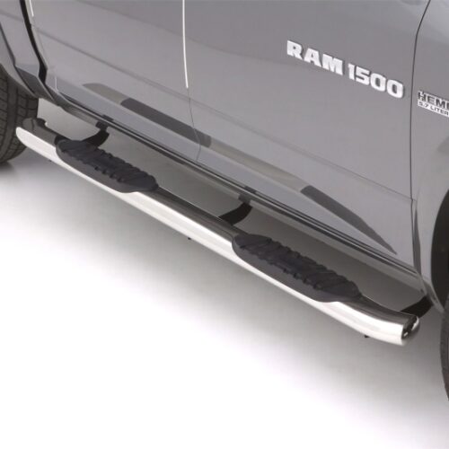 Alternative view of Lund 23785007 10-17 Dodge Ram 2500 Crew Cab 5in. Curved Oval SS Nerf Bars - Polished
