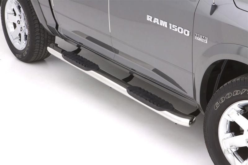 Lund 23785007 10-17 Dodge Ram 2500 Crew Cab 5in. Curved Oval SS Nerf Bars - Polished - Image 2