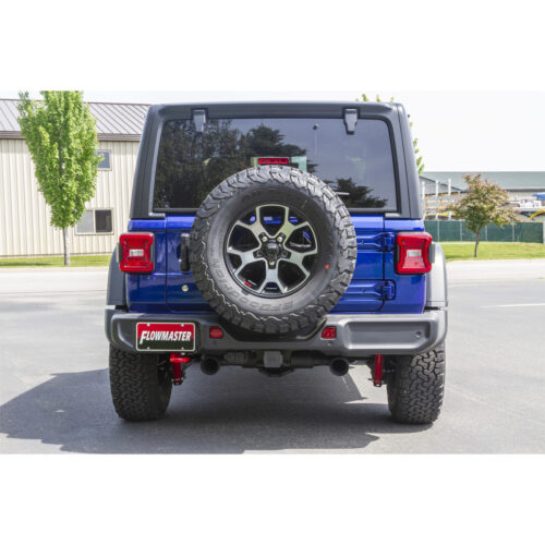 Flowmaster 817844 18-25 Jeep Wrangler JL 3.6L Outlaw Cat-Back Exhaust System - Image 5