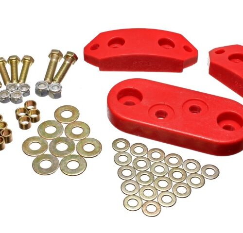 Energy Suspension 15.1101R 61-73 VW Beetle/70-73 Super Beetle Red Motor and Trans Mount Bushings (Inc H/W)