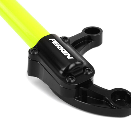 PERRIN 08-14 WRX/STI/Impreza / 14-18 Forester / 13-17 Crosstrek / 05-09 Legacy FR Strut Bar - Yellow - Image 4