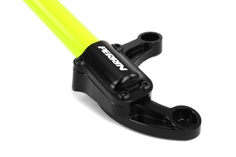 PERRIN 08-14 WRX/STI/Impreza / 14-18 Forester / 13-17 Crosstrek / 05-09 Legacy FR Strut Bar - Yellow - Image 4