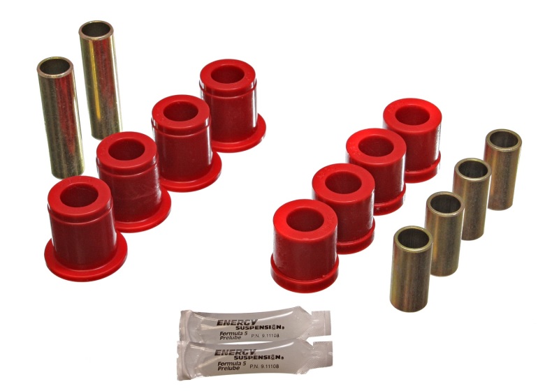 Energy Suspension 7.3102R 87-95 Nissan Pathfinder 2WD/4WD Red Front Control Arm Bushing Set