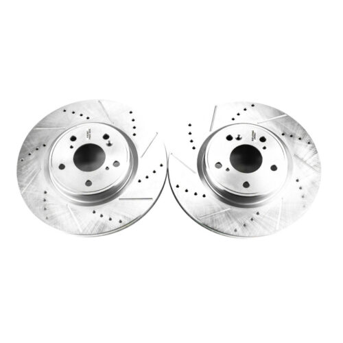 Power Stop 2018 Honda Accord Front Evolution Drilled & Slotted Rotors - Pair - Image 3