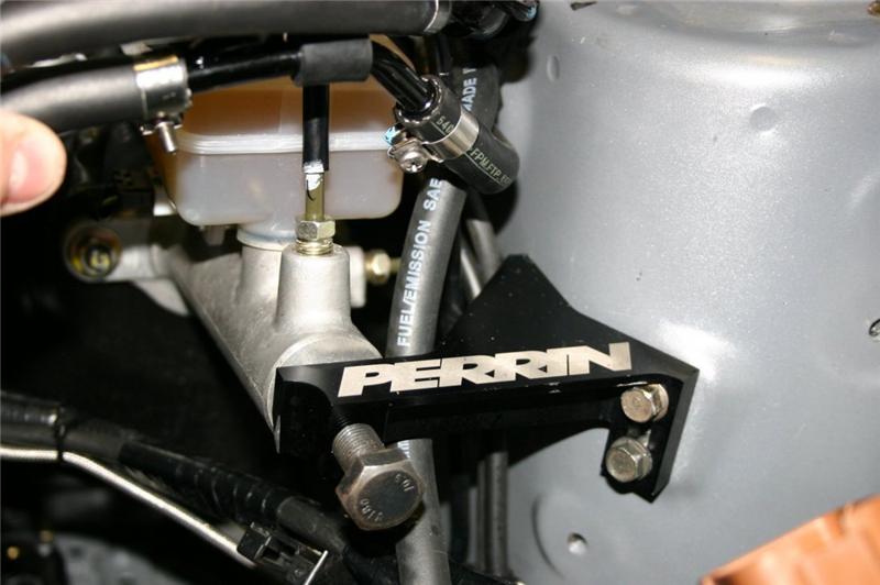 PERRIN 02-07 Subaru WRX/STi / 04-07 Forester XT Master Cylinder Support Bracket - Black - Image 3