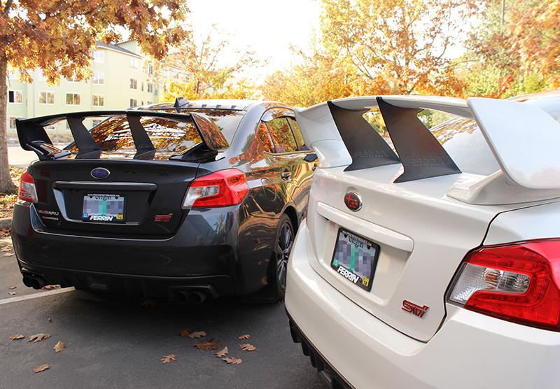 PERRIN 15-21 Subaru STI Wing Stabilizer - Black - Image 10