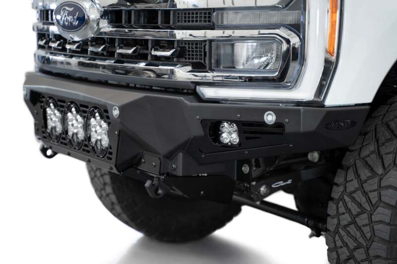 Addictive Desert Designs F810014100103 2023+ Ford F-250/F-350 Bomber Front Bumper (w/ 3 Baja Designs LP6 Mounts) - Image 9