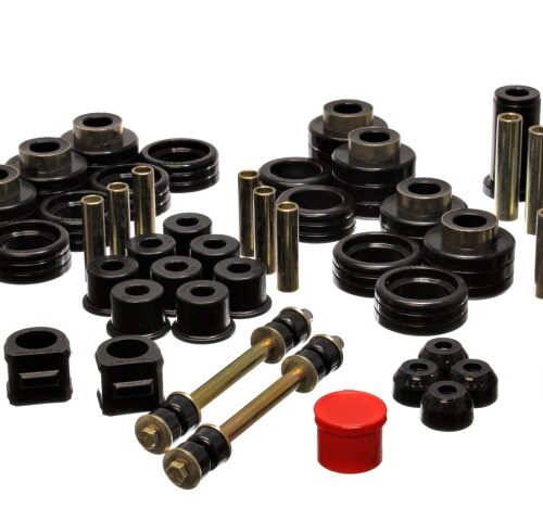 Energy Suspension 3.18101G 88-98 Chevy/GMC 4WD Black Hyper-flex Master Bushing Set - Image 5