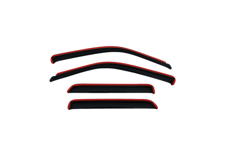 AVS 194425 07-11 Toyota Camry Ventvisor In-Channel Front & Rear Window Deflectors 4pc - Smoke