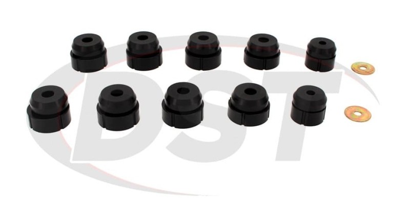 Prothane 6-107-BL 80-96 Ford Bronco 2wd/4wd Body Mount - Black