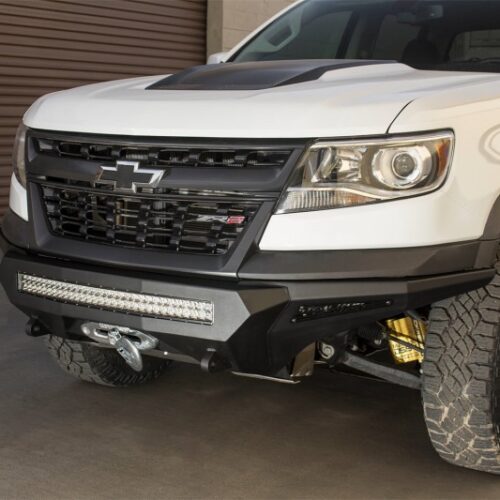Alternative view of Addictive Desert Designs F371202740103 17-18 Chevy Colorado Stealth Fighter Front Bumper w/ Winch Mount