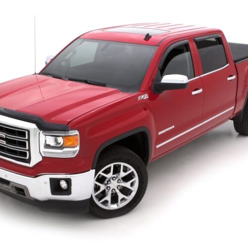 AVS 94536 15-18 Chevy Silverado 2500 Crew Cab Ventvisor Outside Mount Window Deflectors 4pc - Smoke - Image 4