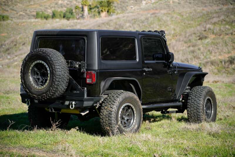 DV8 Offroad TCJK-13 07-18 Jeep Wrangler (JK) Tire Carrier for MTO Bumper - Image 9