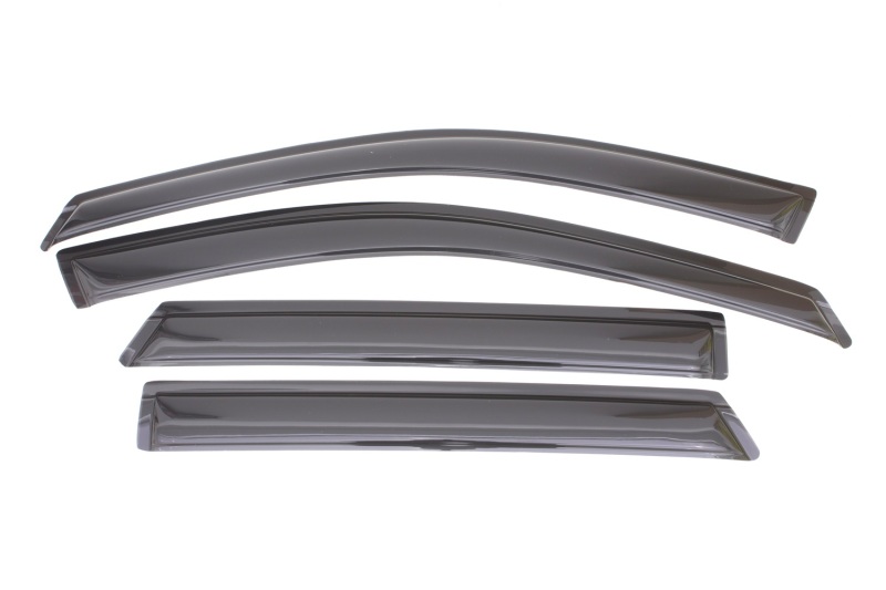 AVS 13-18 Hyundai Santa Fe (Excl. XL Model) Ventvisor Outside Mount Window Deflectors 4pc - Smoke - Image 4