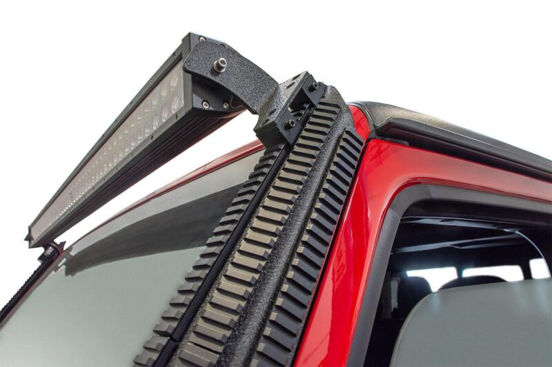 DV8 Offroad D-JL-190052-PIL 2018+ JL/Gladiator Picatinny Rail A-Pillar Pod LED Light Mount - Image 9