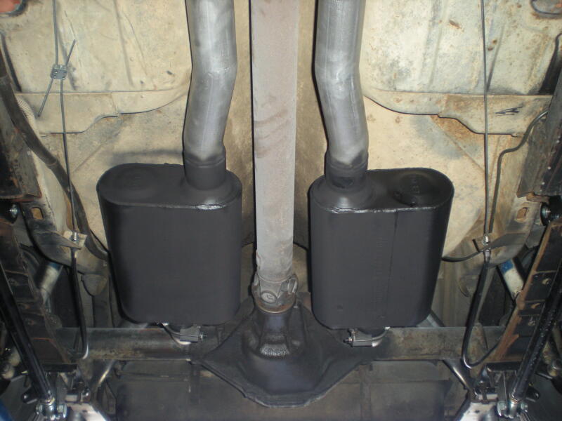Flowmaster 17129 67-68 GM F-BODY 2.5 in. American Thunder Crossmember-Back Exhaust System - Image 6