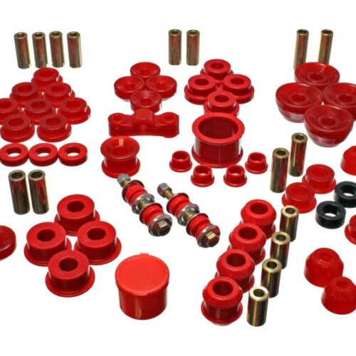 Energy Suspension 16.18104R 90-93 Acura Integra Red Hyper-Flex Master Bushing Set - Image 6