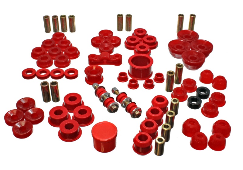 Energy Suspension 16.18104R 90-93 Acura Integra Red Hyper-Flex Master Bushing Set - Image 6