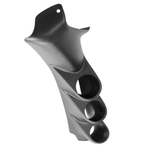 Alternative view of Autometer 01-04 Ford Mustang Convertible 52mm Black Triple Pillar Pod
