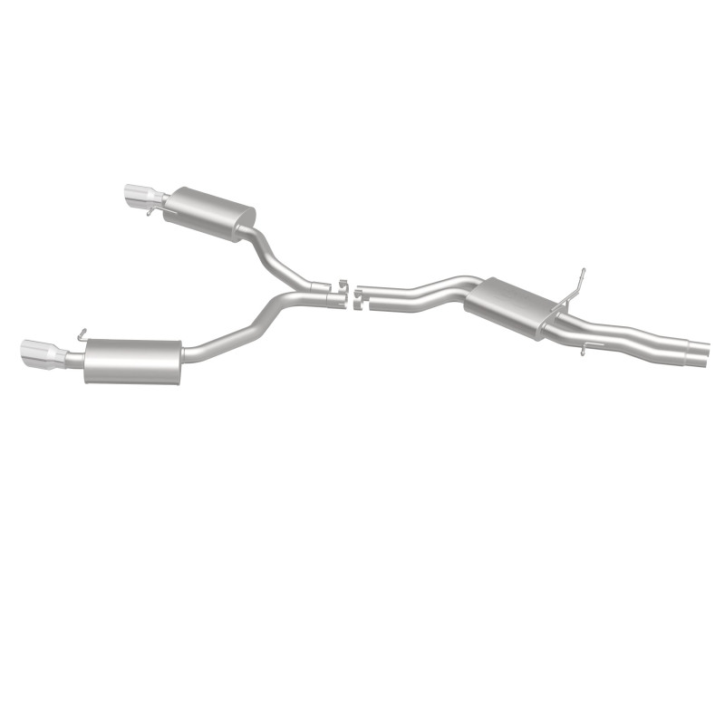 MagnaFlow 19159 Sys C/B 12-15 Audi A6 / A7 3.0L V6 SS 2.5in Dual Split Rear Ext 4in Tips - Image 9