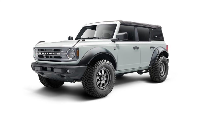 Bushwacker 20961-02 2021+ Ford Bronco 4-Door Extend-A-Flares 4pc - Black - Image 4