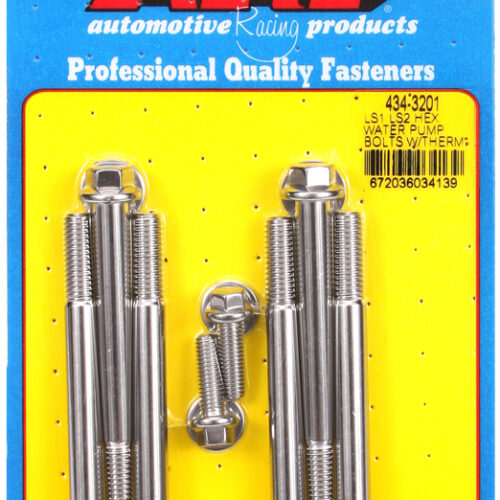 ARP LS1 LS2 SS Hex Water Pump Bolts w/ Thermostat Housing Bolts Kit