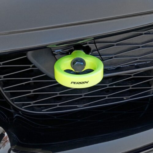 PERRIN 20-25 Toyota Supra Tow Hook Kit (Front) - Neon Yellow - Image 4