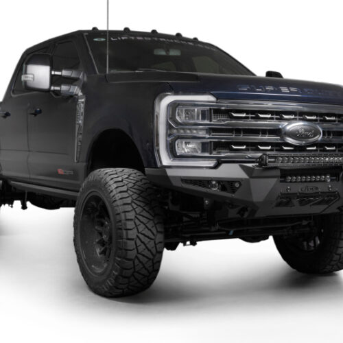 Addictive Desert Designs 2023+ Ford Super Duty HoneyBadger Front Bumper w/ Top Hoop - Image 8
