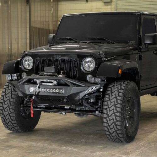 Addictive Desert Designs 07-18 Jeep Wrangler JK Stealth Fighter Front Bumper w/ Winch Mount