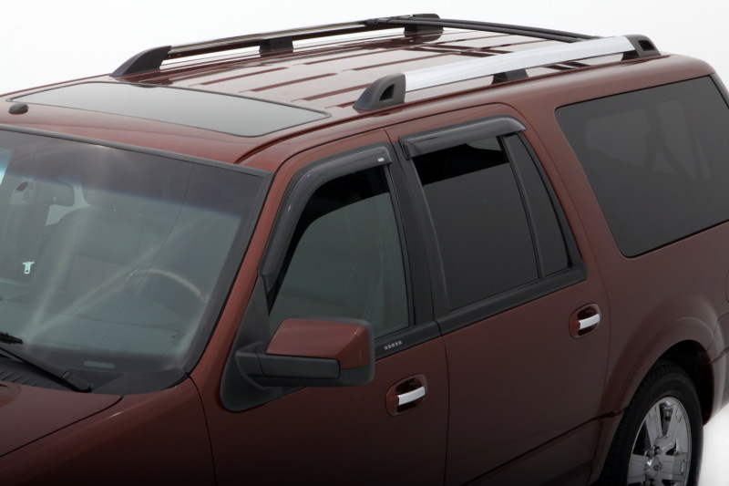 AVS 94233 98-18 Lincoln Navigator Ventvisor Outside Mount Window Deflectors 4pc - Smoke - Image 2