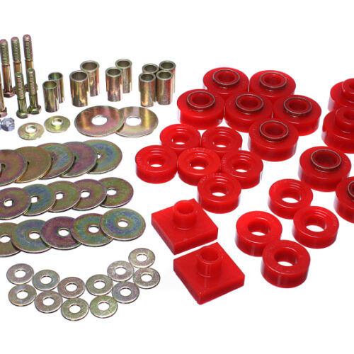 Energy Suspension 3.4161R 68-72 Oldsmobile Cutlass Red Body Mount Set - Image 4