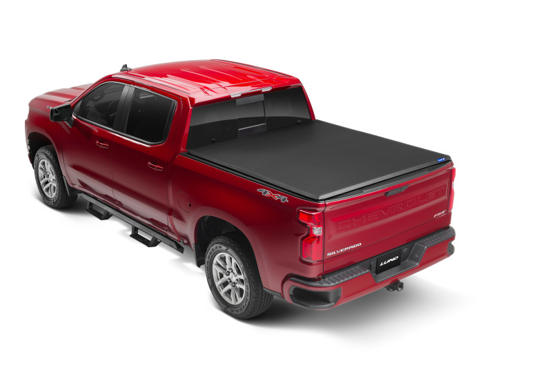 Lund 950292 19-23 Chevrolet Silverado 1500 (5.5ft. Bed) Genesis Tri-Fold Tonneau Cover - Black