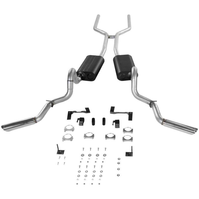 Flowmaster 17120 64-72 Chevrolet El Camino American Thunder Crossmember-Back Exhaust System - Image 3