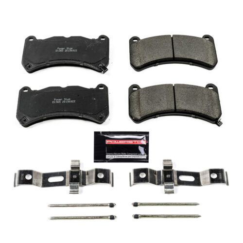 Power Stop 13-14 Ford Mustang Front Z23 Evolution Sport Brake Pads w/Hardware - Image 3