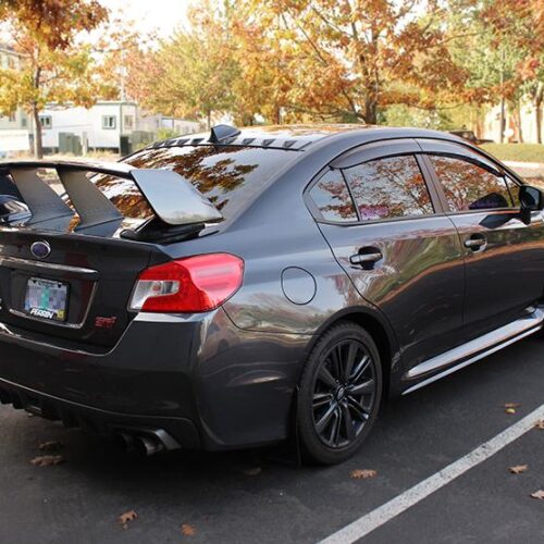 PERRIN 15-21 Subaru STI Wing Stabilizer - Black - Image 4