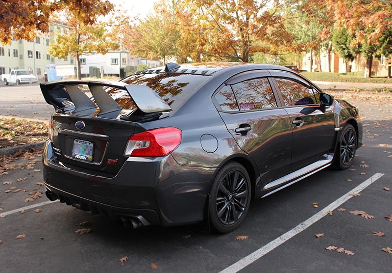 PERRIN 15-21 Subaru STI Wing Stabilizer - Black - Image 4