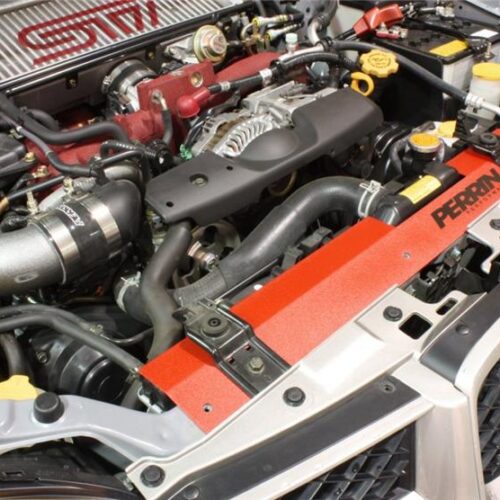 PERRIN 02-07 Subaru WRX/STi Radiator Shroud - Red - Image 2
