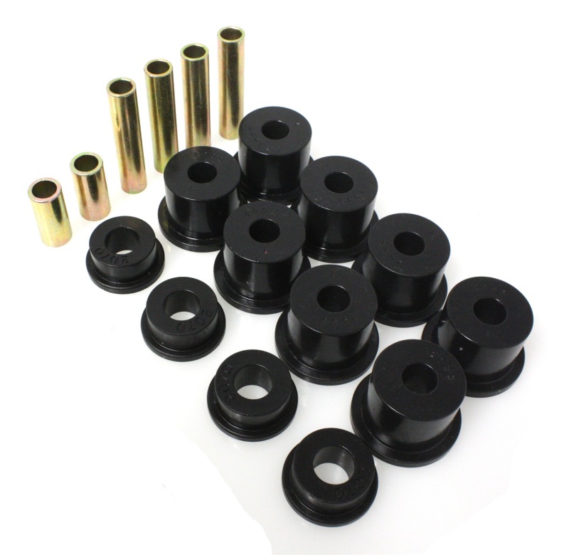 Energy Suspension 4.2121G 80-98 Ford F250/F350 4WD w/ 2 inch ID Black Front Spring Bushing Set