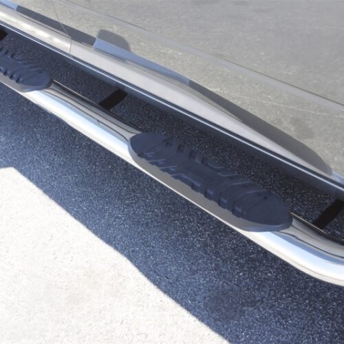 Lund 23785007 10-17 Dodge Ram 2500 Crew Cab 5in. Curved Oval SS Nerf Bars - Polished - Image 6