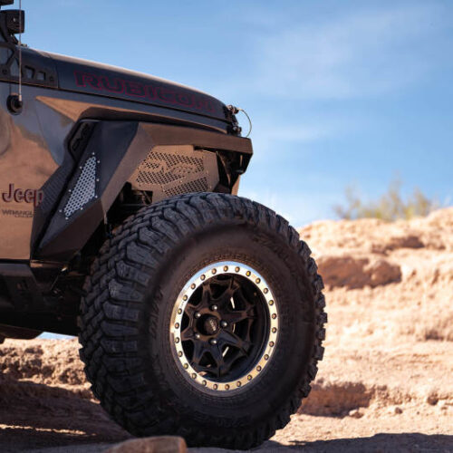 DV8 Offroad INFEND-03FB 2018+ Jeep Wrangler JL Front Inner Fenders - Black - Image 9