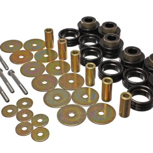 Energy Suspension 5.4113G Body Mount Set Inc. Hardware - Black