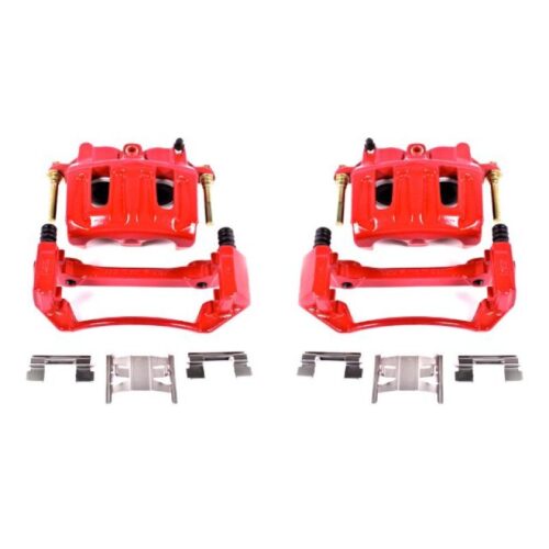 Power Stop 99-03 Ford F-150 Front Red Calipers w/Brackets - Pair