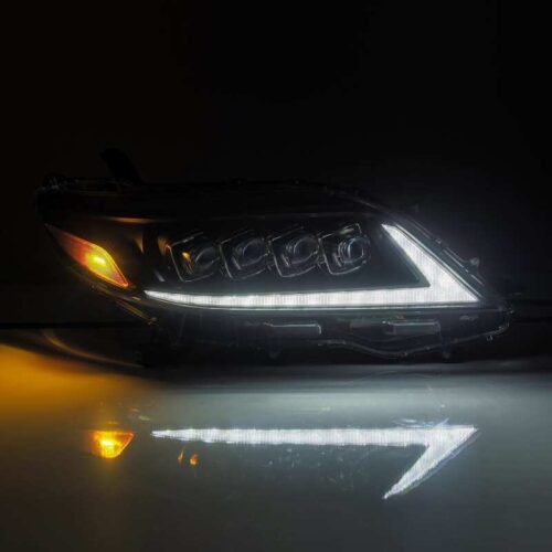 AlphaRex 880768 2011+ Toyota Sienna NOVA LED Proj Headlights Plank Style Black w/Activ Light/Seq Signal/DRL - Image 7